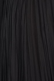 RC Drapiertes Langes Kleid Schwarz QKT195-CC001