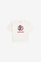 JU Cotton T-shirt with Logo IVORY XJT60T-JD018
