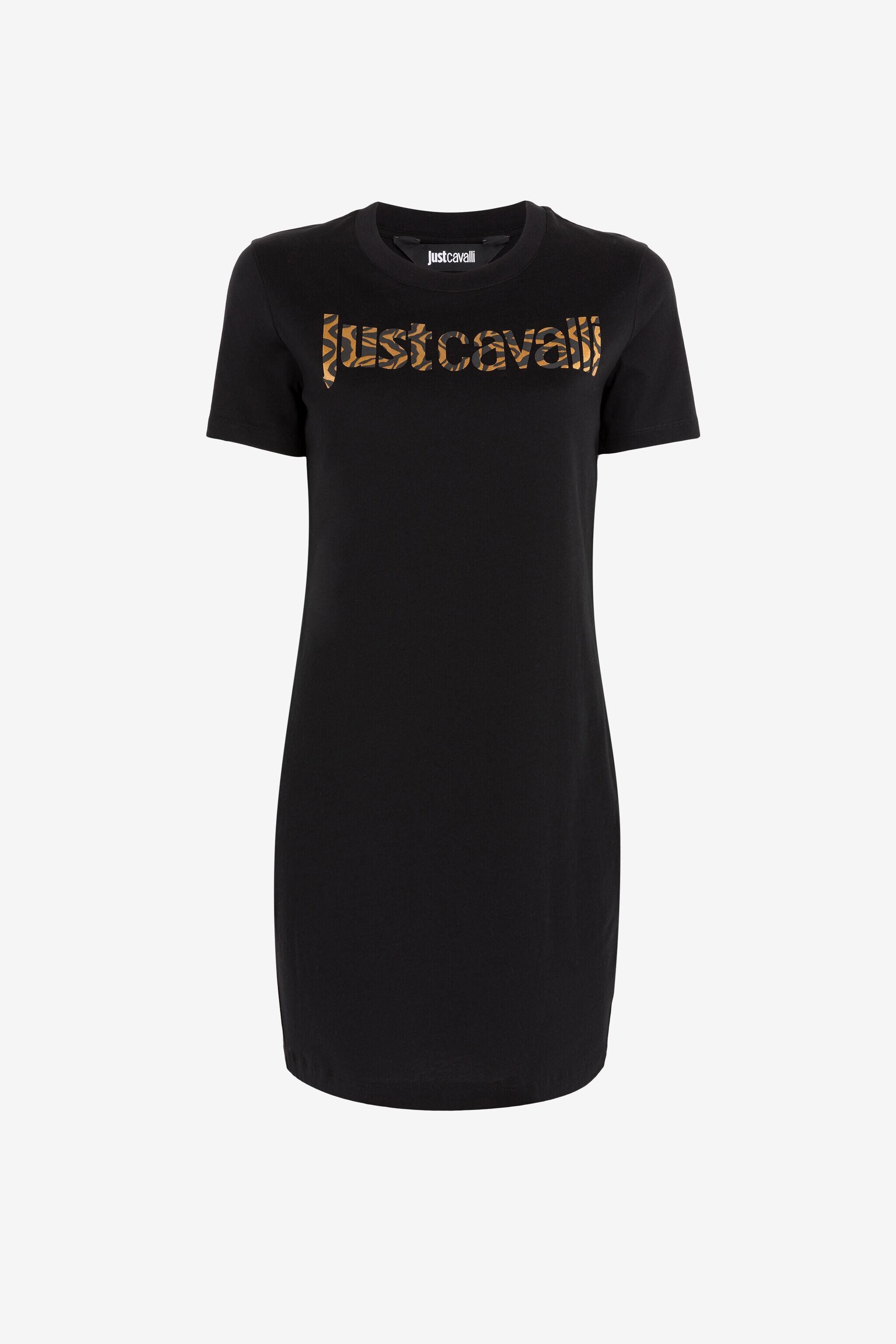JC Just Cavalli Logo-Print Mini Dress JC Just Cavalli Logo-Print Mini Dress BLACK Q61537-Q0440