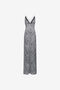 RC Abito sottoveste stampa Leopard RC Abito sottoveste stampa Leopard Grigio NOT10E-FXM81