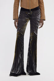 RC Pantaloni Svasati Stampa Ray Of Gold Nero RWT207-VLI15
