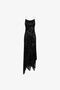 RC Plumage print devoré dress RC Plumage print devoré dress Black SWT160-4RL76
