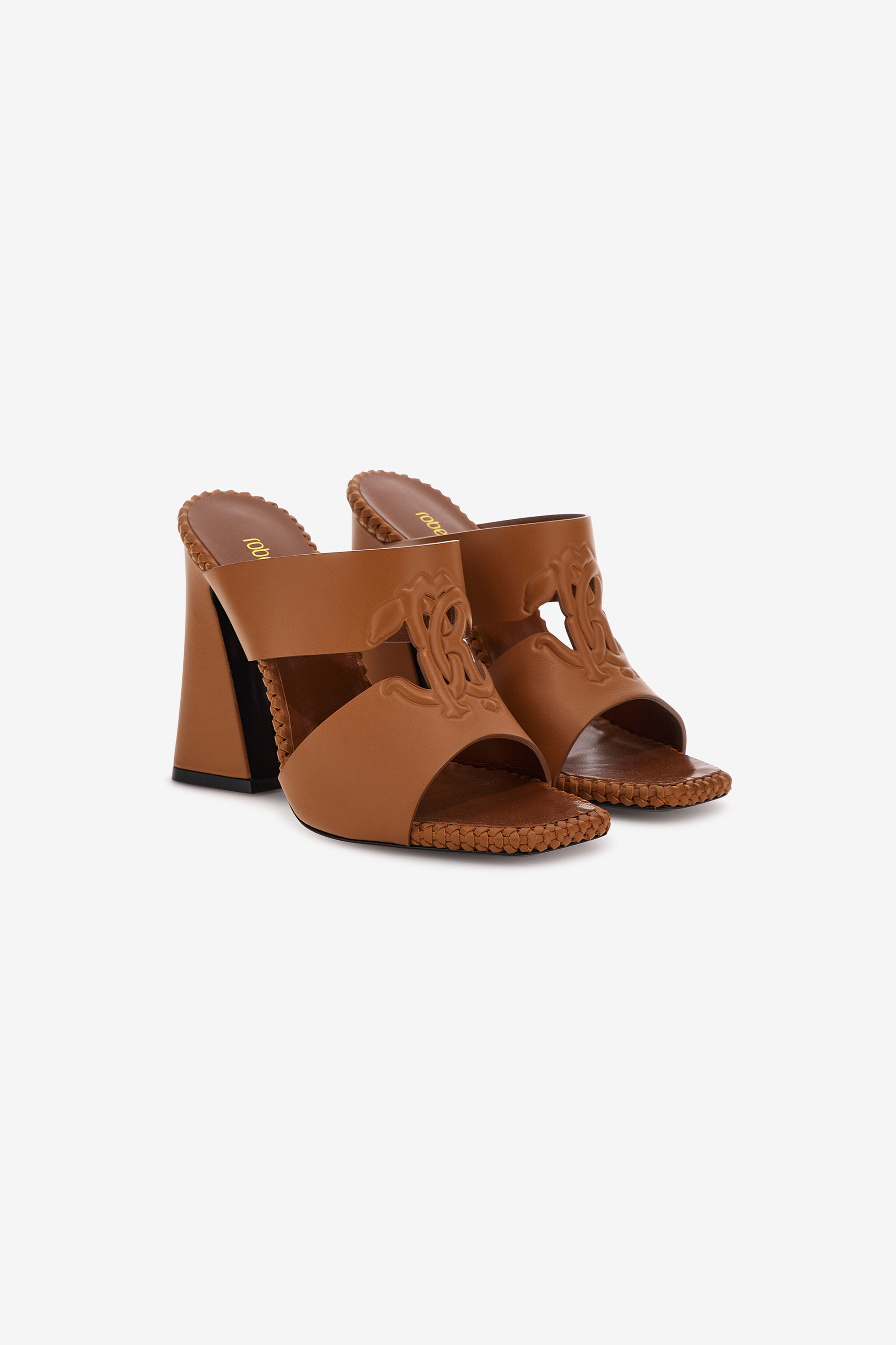 RC Sandals with Monogram Mirror Snake RC Sandals with Monogram Mirror Snake Braun SKS004-PZ172