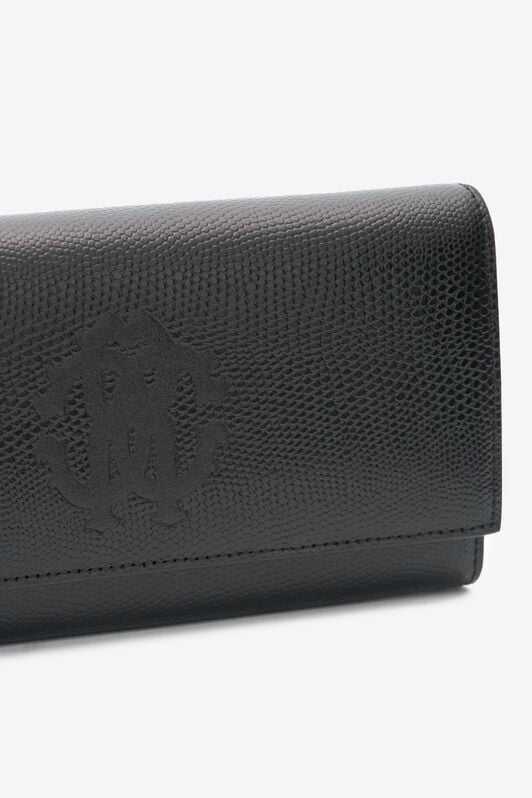RC Wallet with flap and Monogram RC RC Wallet with flap and Monogram RC Black OOA00D-PZ015