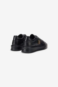 RC Black Sneakers With Gold Logo Emblem BLACK TOS00R-PZC15