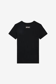 JC T-shirt à logo imprimé BLACK WFT60G-5B006