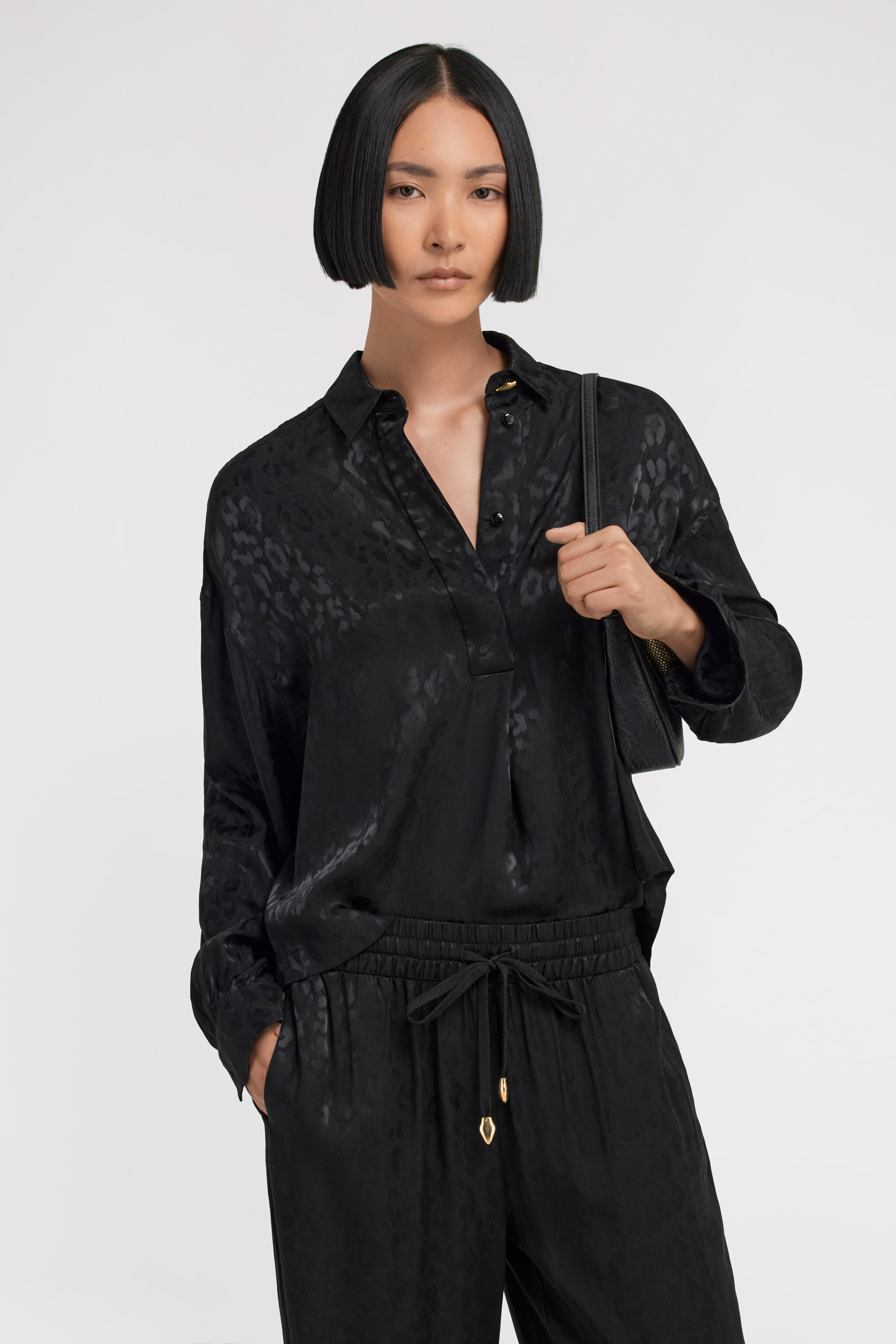 JC Just Cavalli Shirt JC Just Cavalli Shirt Black TFT122-TF187