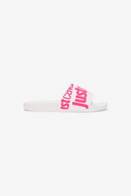 JC Mules Slip-On Blanches 003 BIANCO + 406 HOT Q61672-Q0575