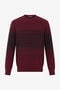 RC Baumwollpullover Mit Dégradé-Effekt In Bordeaux RC Baumwollpullover Mit Dégradé-Effekt In Bordeaux RED/BLACK SOM60A-MG001
