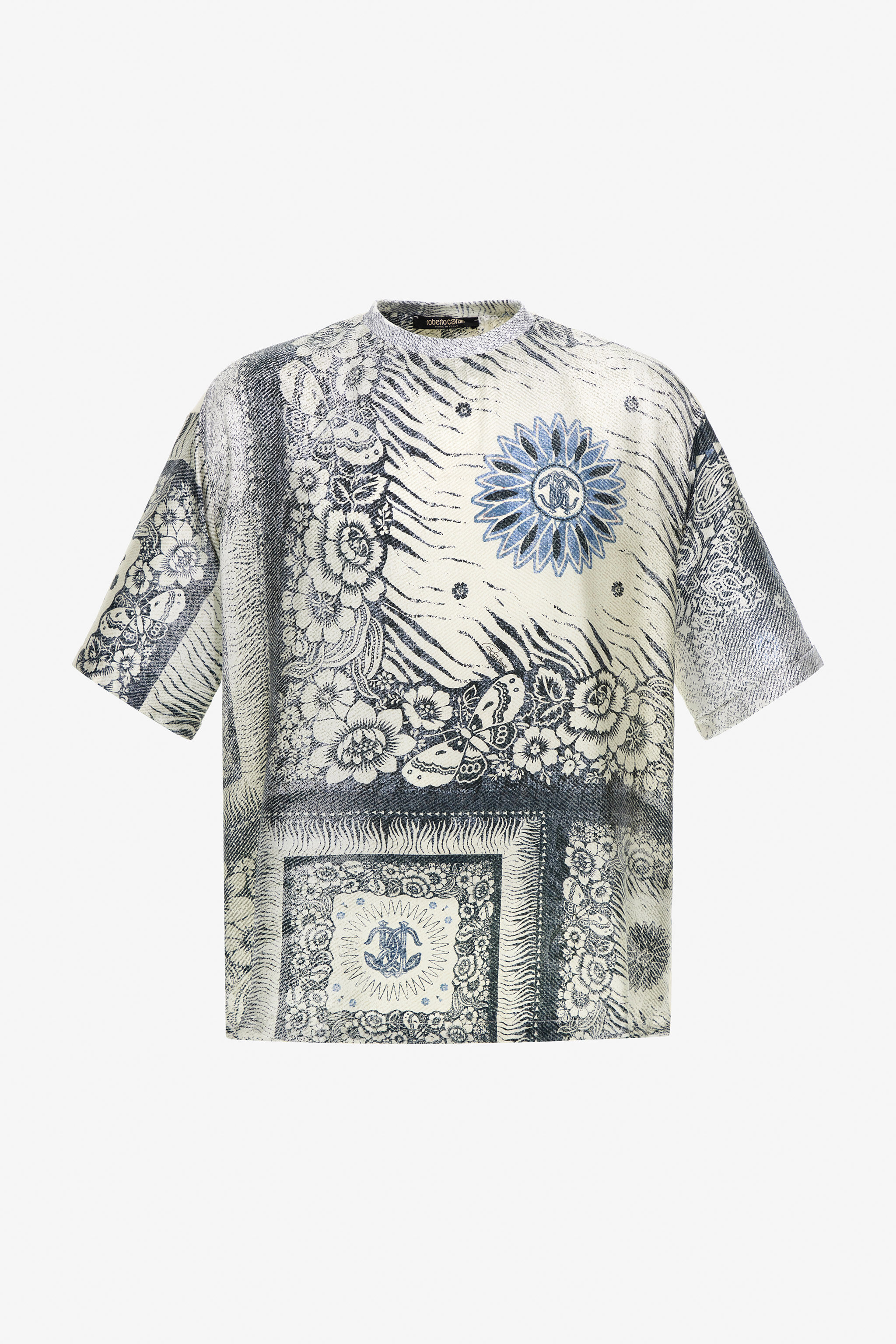 RC T-shirt stampa Bandana RC T-shirt stampa Bandana Blu TRT62S-4QN11