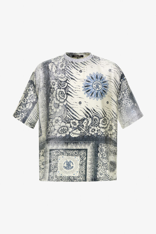RC T-shirt stampa Bandana RC T-shirt stampa Bandana Blu TRT62S-4QN11