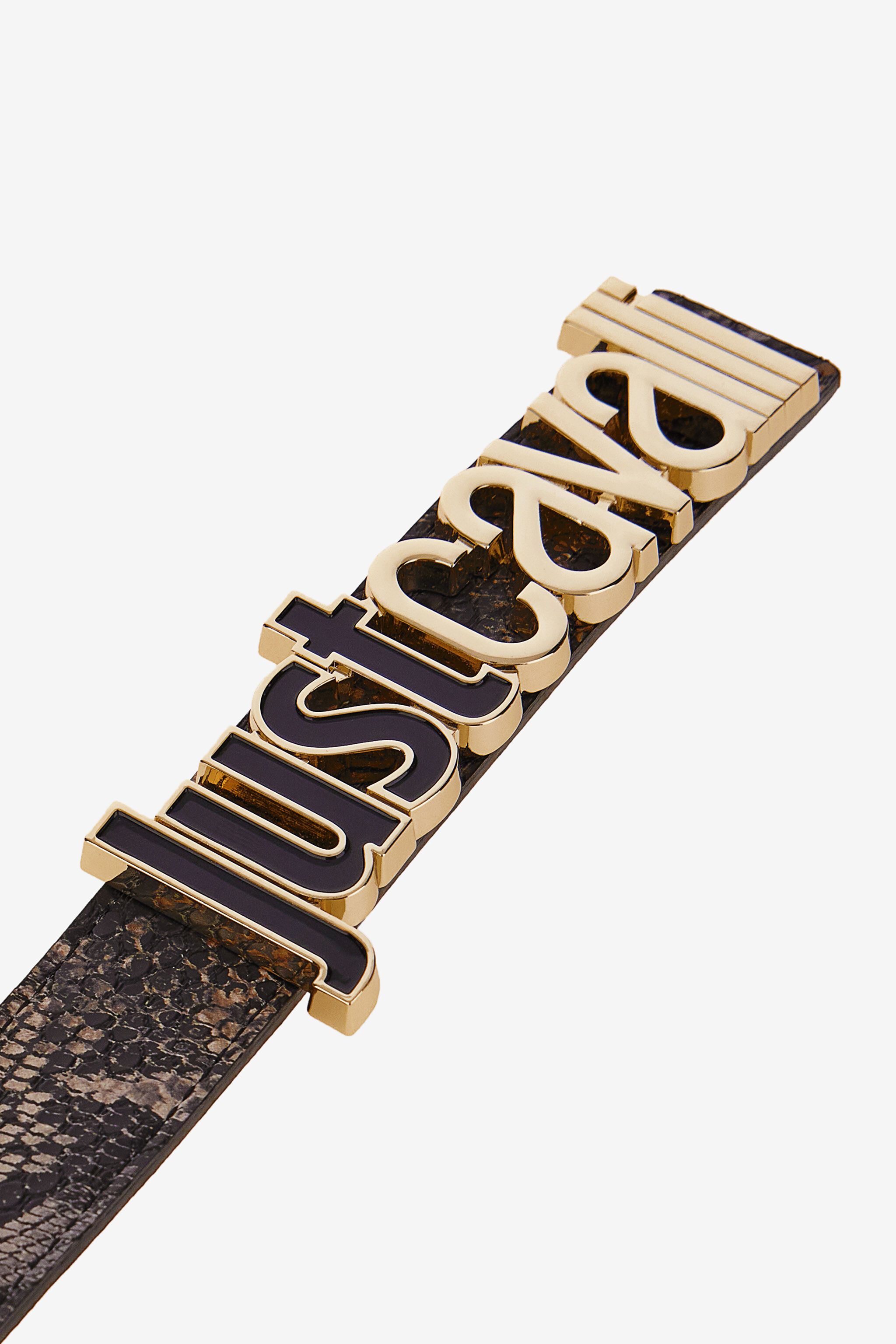 JC Just Cavalli Python-Print Belt JC Just Cavalli Python-Print Belt DOE RKP836-RK587