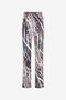 RC Pantalon Skinny À Imprimé Marble Violet TWJ233-KGN22
