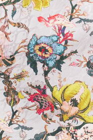 RC Long Silk Dress with Florentine Flowers Print BEIGE WQT110-RYR29