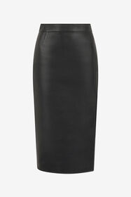 RC Plain midi skirt Black TWP300-PN001