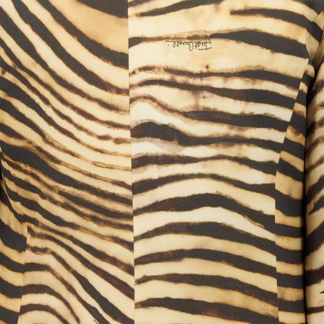 JC Tiger Skin-Print Jacket JC Tiger Skin-Print Jacket Light Brown UFT191-UF257