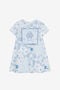 JU Robe En Coton À Imprimé Marine JU Robe En Coton À Imprimé Marine Bleu clair UJT10T-7MO39