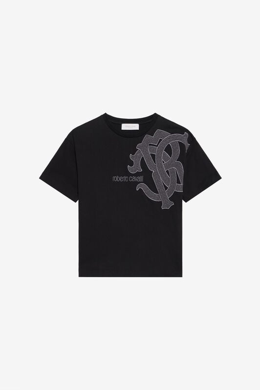 JU T-Shirt with Logo JU T-Shirt with Logo BLACK XJT62P-JD003