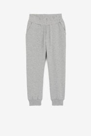 JU Pantalon de survêtement à logo appliqué Gris PJT237-CF050