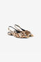 RC Le Pettegole Jaguar-Print Slingback Mules Light Brown RKS018-SE180