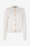 RC Cardigan en mélange de laine Ivoire UWM901-WH003