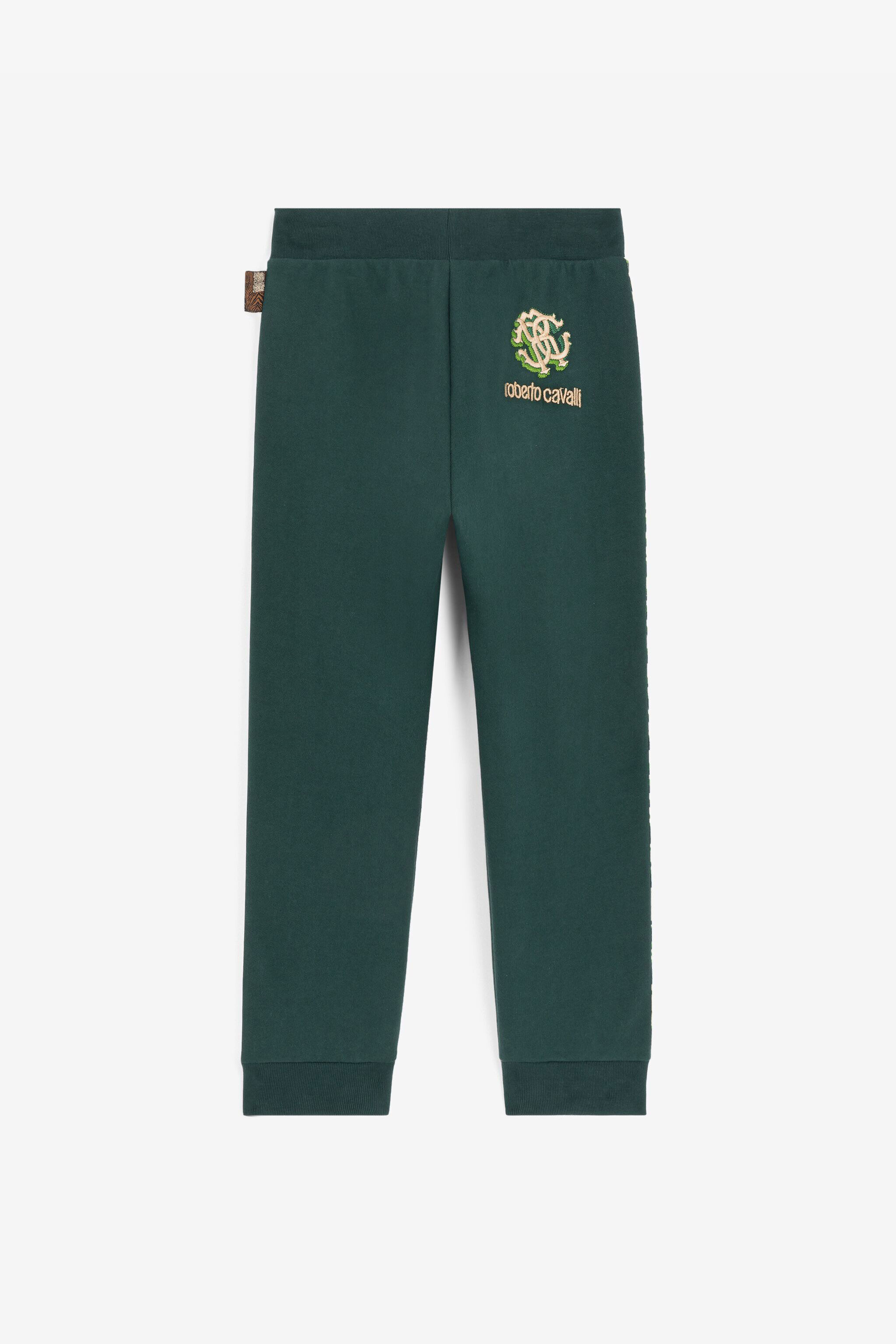 JU RC Monogram Cotton Sweatpants JU RC Monogram Cotton Sweatpants Dark green RJT20T-CF050
