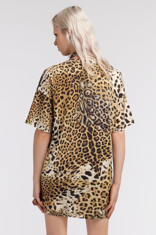 RC Jaguar Skin print dress RC Jaguar Skin print dress Light Brown SKT12A-3PG34