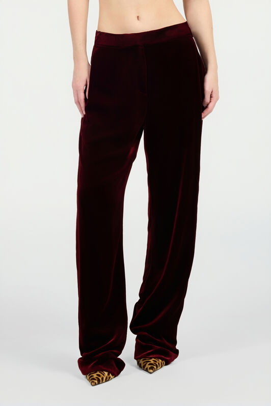 RC Straight-Leg Dark Red Pants RC Straight-Leg Dark Red Pants ROSSO SCURO VWT205-VL053