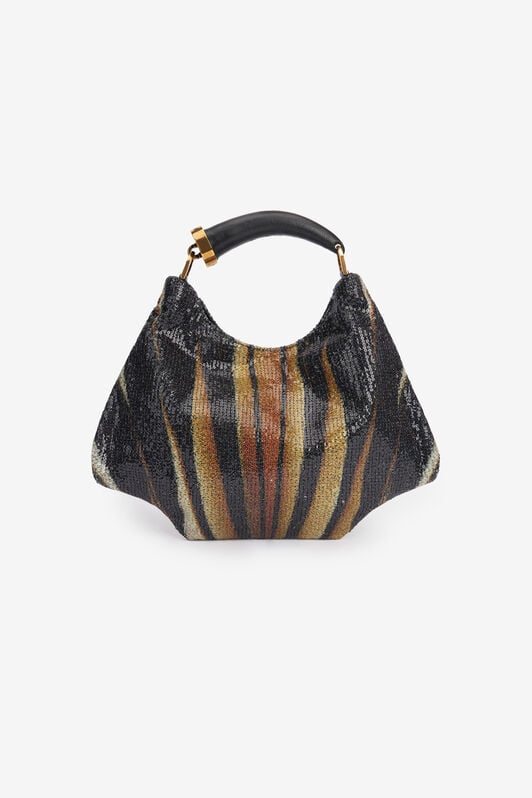 RC Ray Of Gold Print Shoulder Bag RC Ray Of Gold Print Shoulder Bag Gold TKB009-TR099
