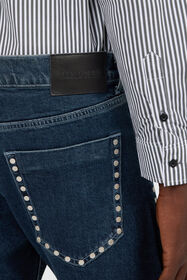 RC Denim-Hose Ready To Wear Hose Blau Nieten DENIM TOJ20G-DL010