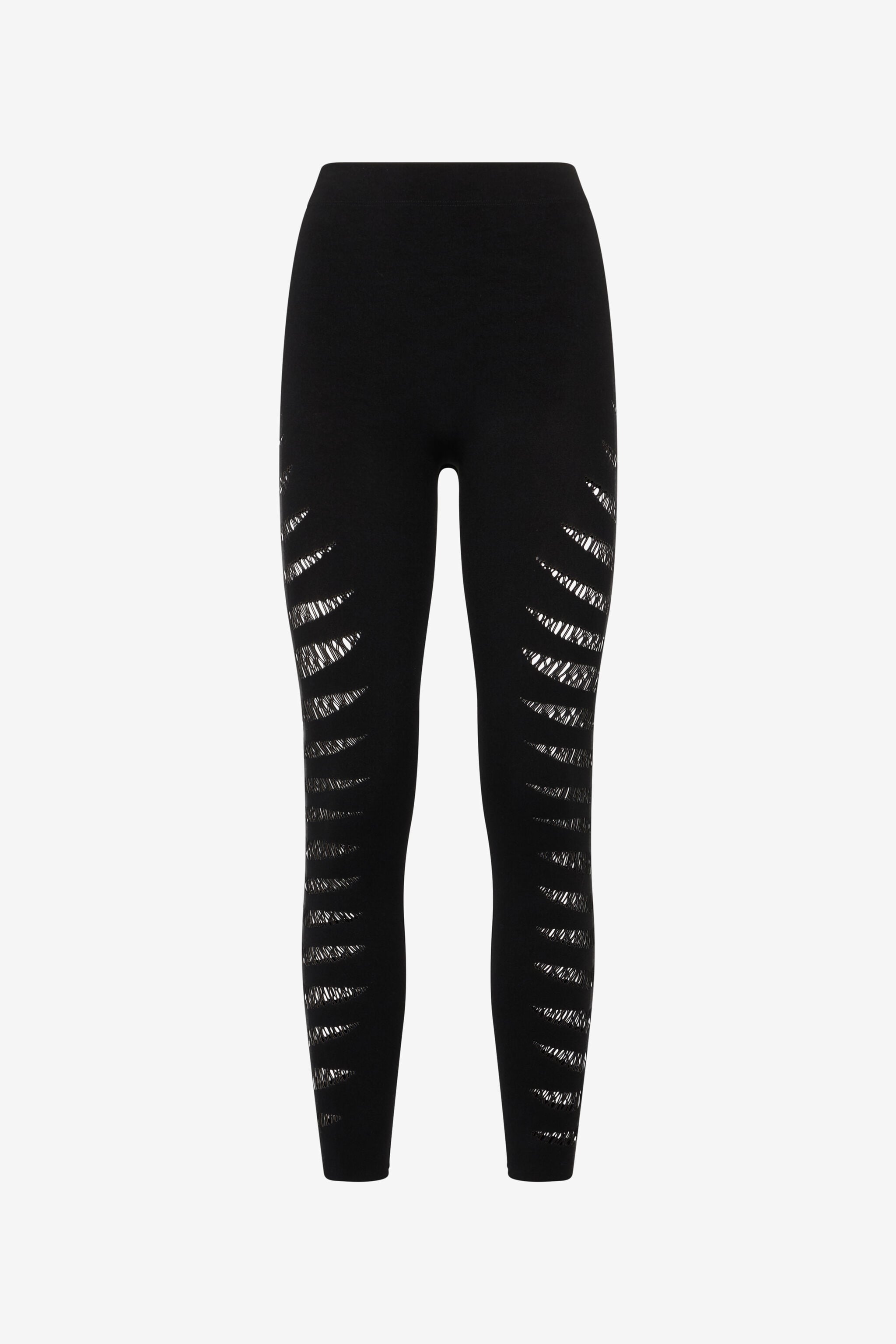 RC Black Cut-Out Leggings Black UKT230-MA001