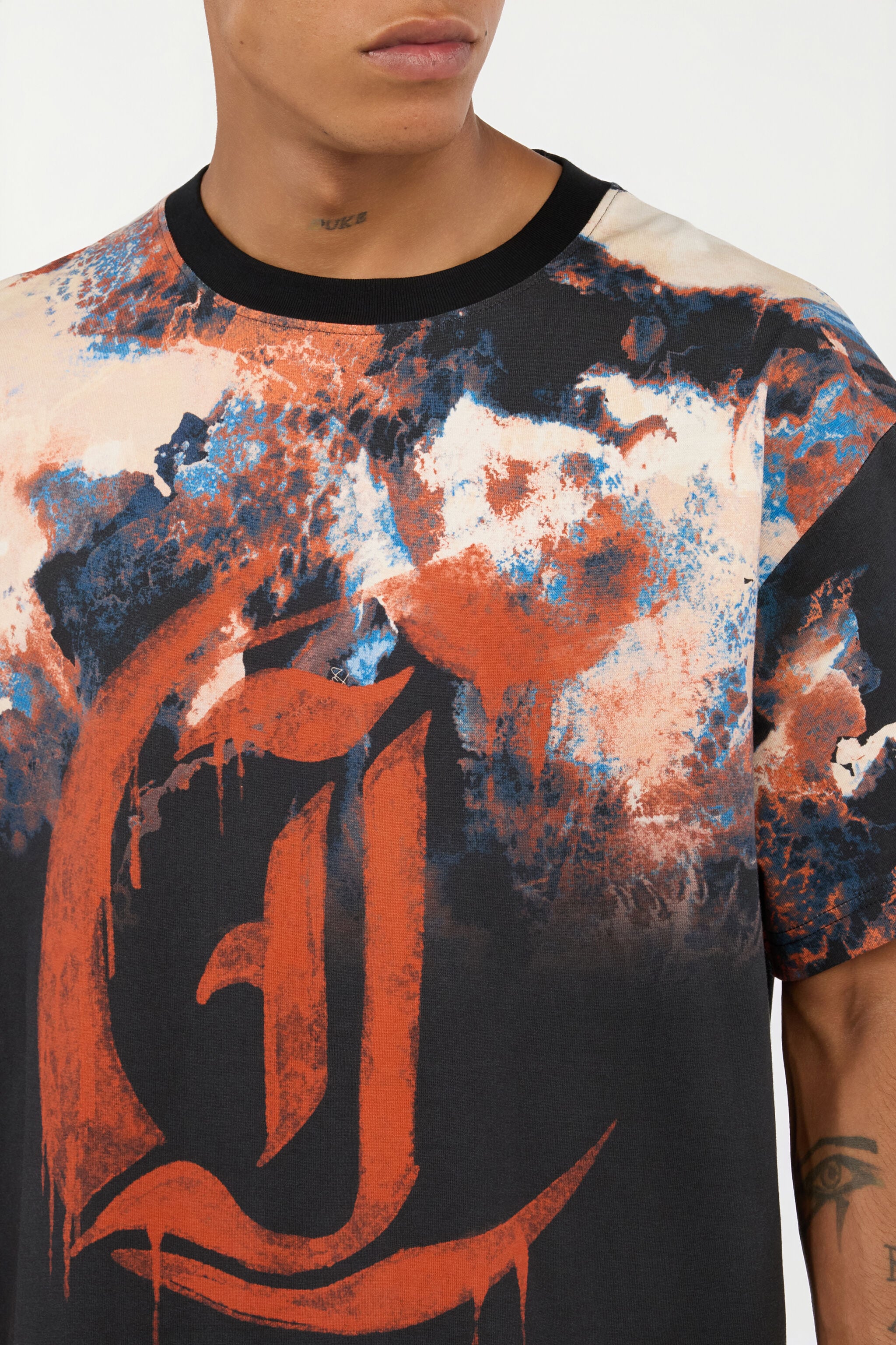JC T-shirt Stampa Rusty Stain JC T-shirt Stampa Rusty Stain 899 BLACK +MS3 MULTI VFT039-VF083