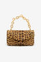 RC Petit Sac À Imprimé Leopard Skin Et Chaîne Marron VKB016-ZV012
