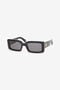 RC Rechteckige Sonnenbrille Monogramm RC RC Rechteckige Sonnenbrille Monogramm RC Schwarz SALD43-ID154