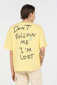 JC Yellow T-Shirt With Logo POP CORN WFT069-WF099