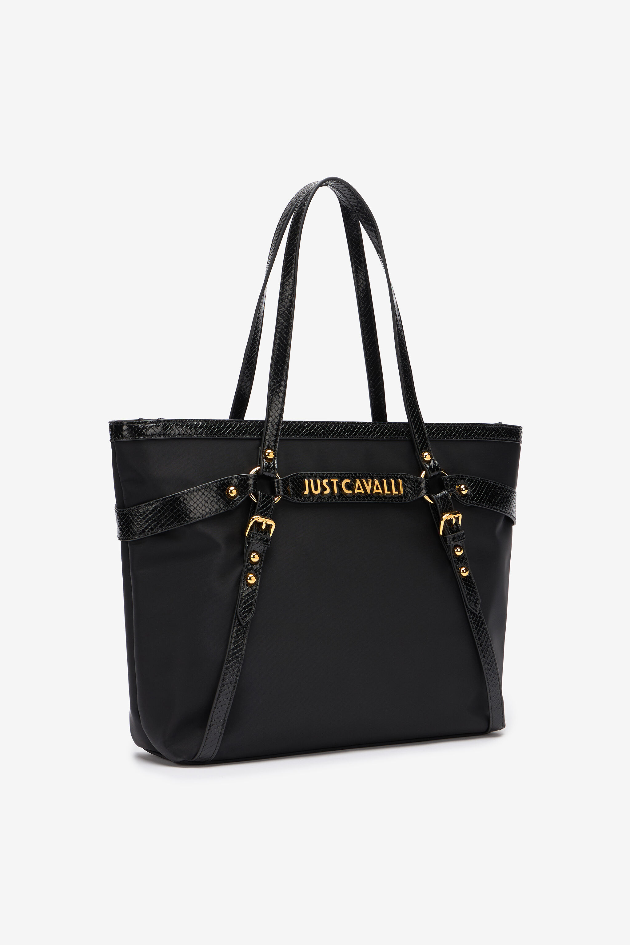 JC Shopper Bag With Straps JC Shopper Bag With Straps BLACK UFB097-UF466