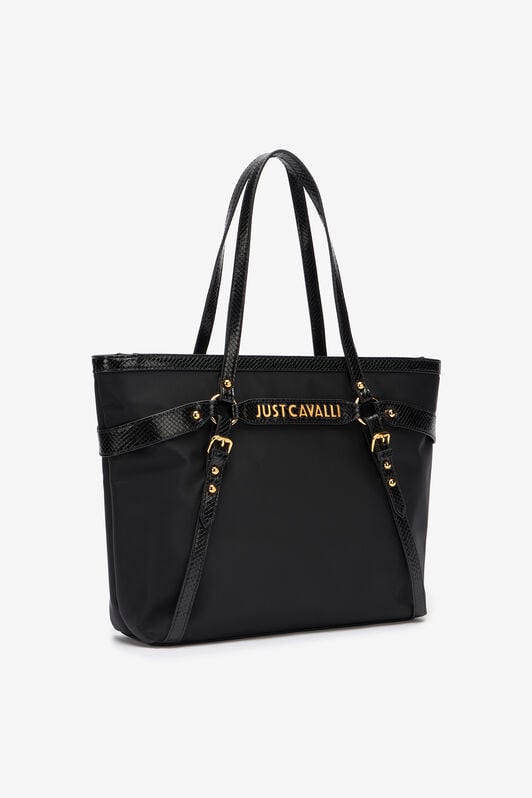 JC Shopper Bag With Straps JC Shopper Bag With Straps BLACK UFB097-UF466