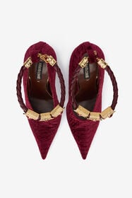 RC Burgundy Pumps With Strap BORDEAUX VWS007-VL356
