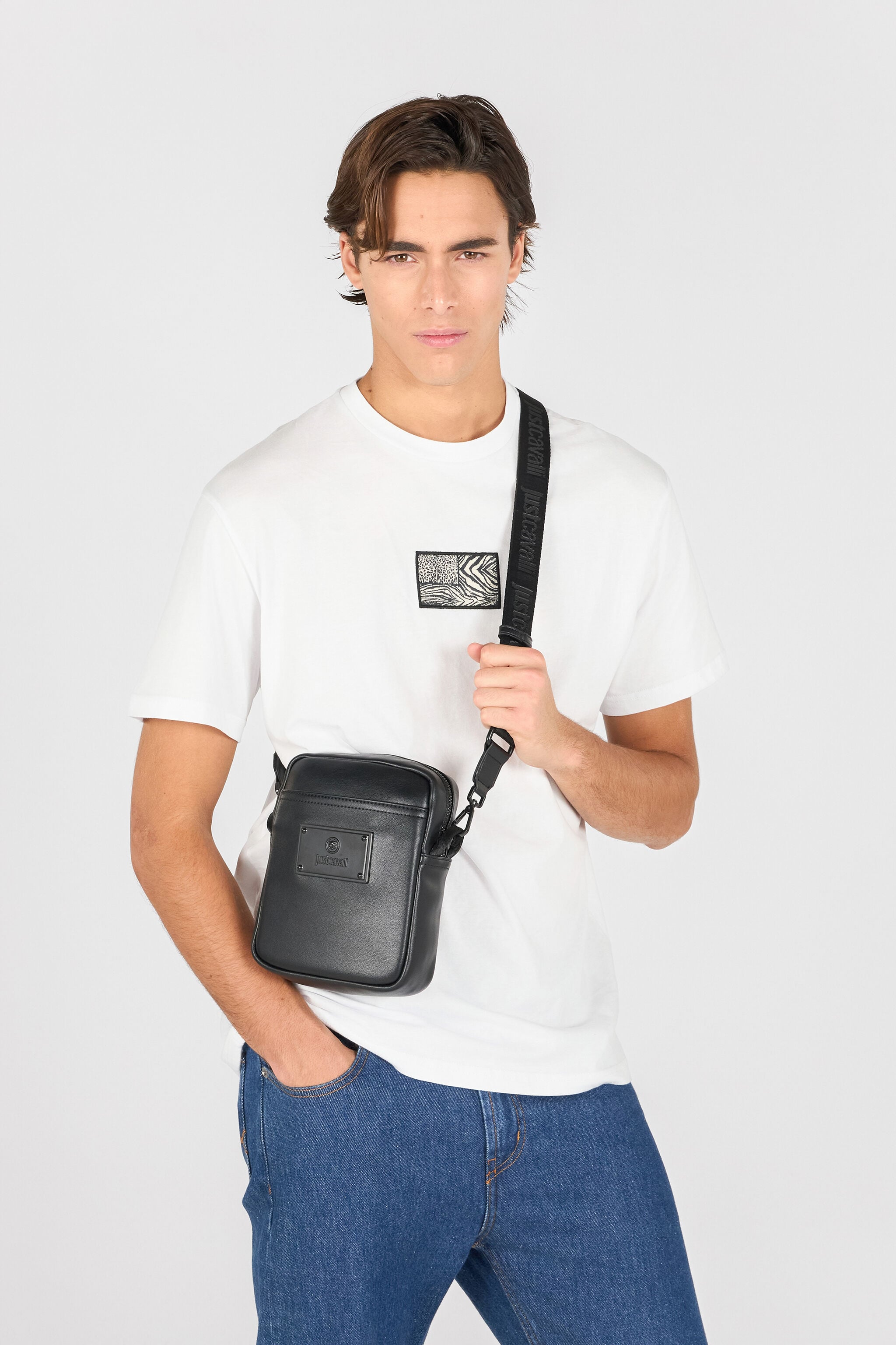 JC Man Shoulder Bag BLACK RRB034-RR091