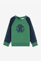 JU RC Monogram Cotton Sweatshirt JU RC Monogram Cotton Sweatshirt Green RJT912-CF050