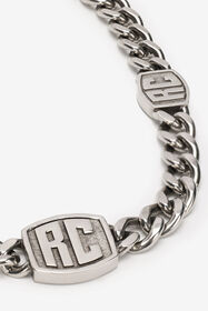RC Collana A Catena Con Monogram RC Argento VRG003-AM258