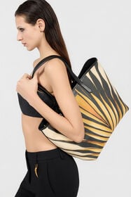 RC Shopper mit Ray Of Gold-Print ST.ROG/NERO UKB01C-AC567