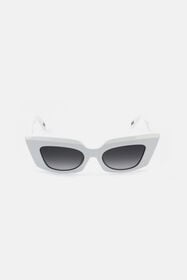 JC Lunettes de soleil à monture affirmée SHINY WHITE SNOW VALD31-ID273