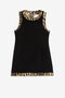 JU Ocelot-Print Dress JU Ocelot-Print Dress Black PJT106-RJ010