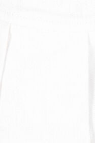 RC Mini-jupe en denim plissée Blanc UWJ320-DE007