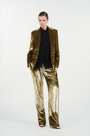 RC Gold Velvet Blazer LIGHT GOLD WKT405-FT062