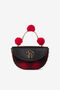 RC Tartan-Print Mirror Snake Shoulder Bag RC Tartan-Print Mirror Snake Shoulder Bag Black/Red PKB007-FE054