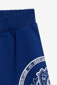 JU Black Cotton Kids Trousers BLUE/GREEN TJT20W-CF050