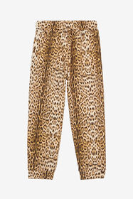 JU Pantalon De Sport À Imprimé Jaguar Skin Marron clair UJT23L-5OO52