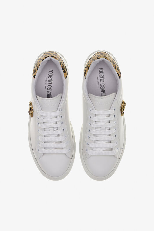 RC Sneakers with Monogram RC Light brown/White SKS031-PZA90